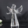 Hermoso adorno de cristal, ángel de cristal para regalos y recuerdos